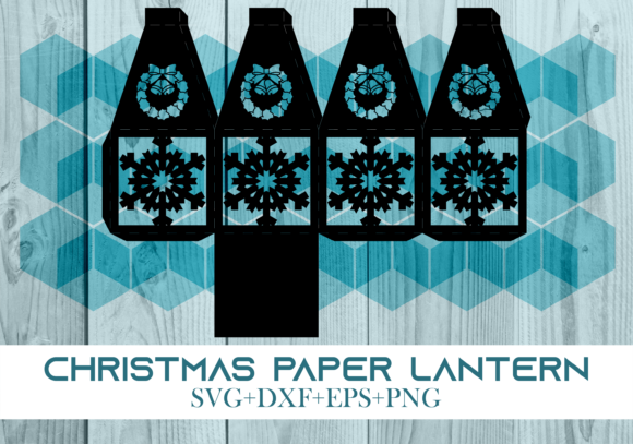 Christmas Paper Lantern Series 0743: A 3D SVG Review