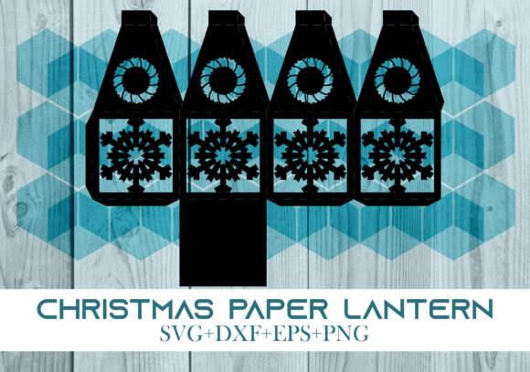 Christmas Paper Lantern Series 0750: A 3D SVG Review