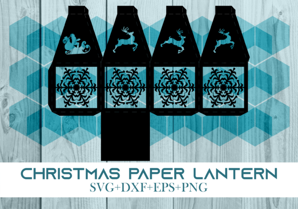Christmas Paper Lantern Series 0869: A 3D SVG Review