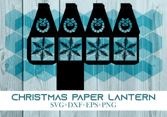 Christmas Paper Lantern Series 0873: A 3D SVG Review