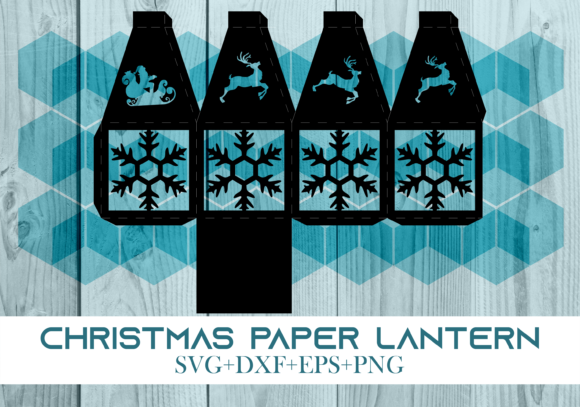 Reviewing Christmas Paper Lantern Series 0843 3D SVG